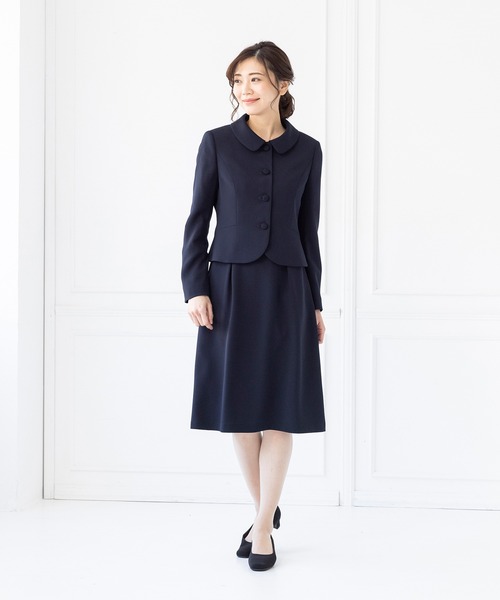 CARETTE セットアップ ショールカラージャケットとタック
