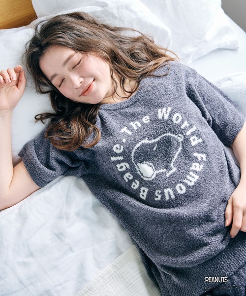 PEANUTS パジャマ ルームウェア 「PEANUTS/ピーナッツ」もちふわsleep