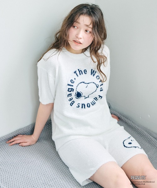 PEANUTS パジャマ ルームウェア 「PEANUTS/ピーナッツ」もちふわsleep