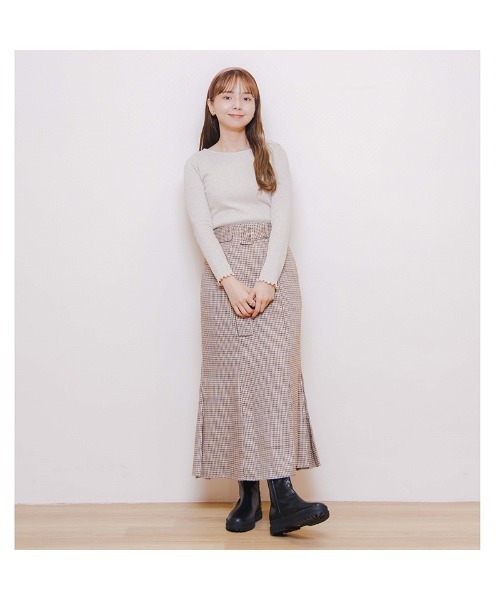 ニット セーター グリッターリボンロングスリーブ レディース flower（ファッション） ニット セーター グリッターリボン