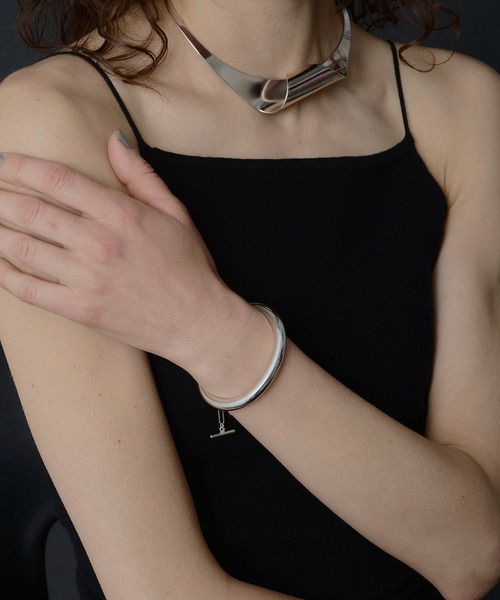 バングル 「金属アレルギー対応」Stem chain bangle/チェーンバングル 