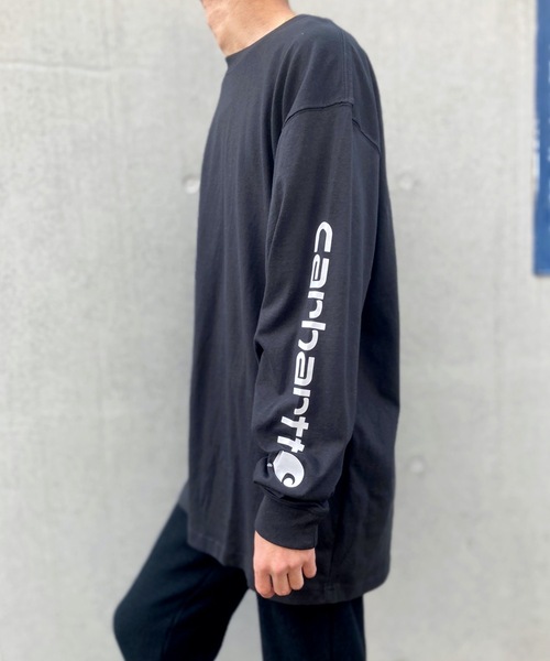 【Carhartt】バックグラフィック 長袖 Tシャツ / 送料無料 Carhartt tシャツ 「carhartt」カーハート Long Sleeve Graphic