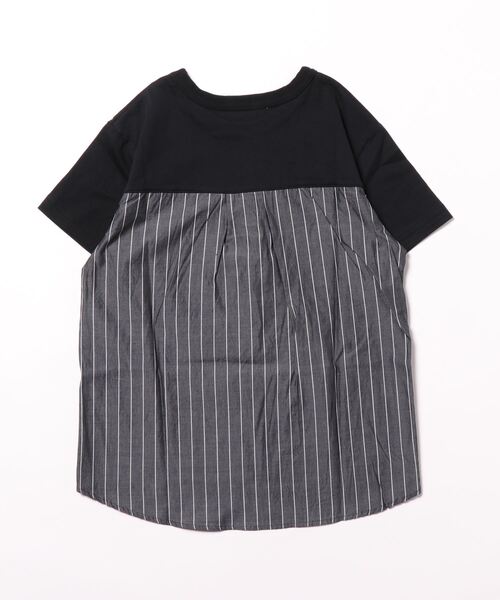 動物アップリケ　半袖Tシャツ 黒　ヨーガンレール 粋・孤狼の雄叫半袖Tシャツ 絡繰魂 232036 和柄 和風 オオカミ