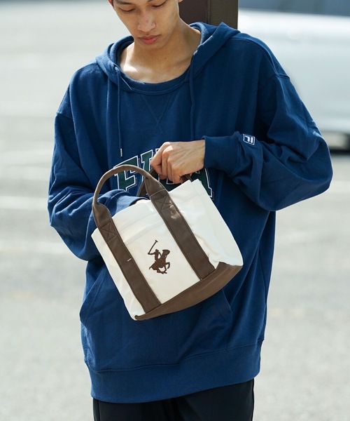 ★BEVERLY HILLS POLO CLUB キャンバストートバッグ BEVERLY HILLS POLO CLUB トートバッグ 「Beverly Hills