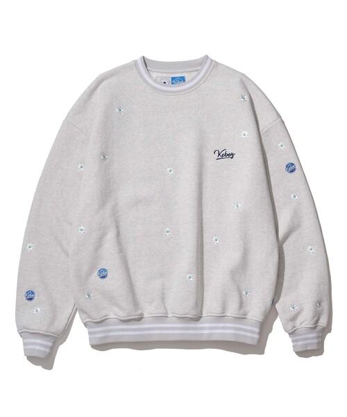 「Firsthand」 スウェットカットソー「KEBOZ×NICK GEARコラボ」 MEDIUM グレー MEN 75687007