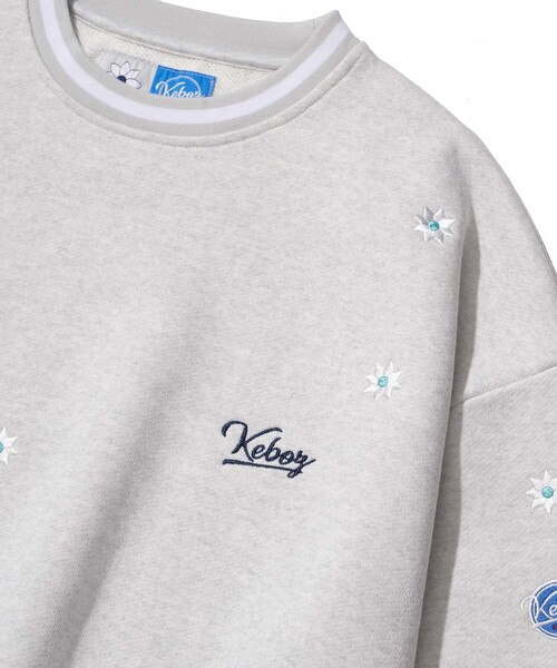 「Firsthand」 スウェットカットソー「KEBOZ×NICK GEARコラボ」 MEDIUM グレー MEN 75687007
