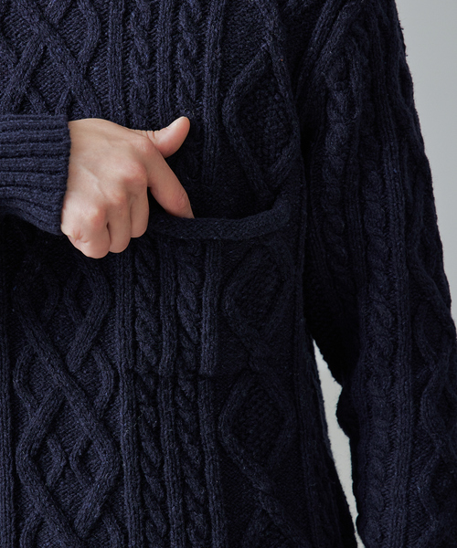 アバハウス（ABAHOUSE）/【ECO PLANET】ケーブル編み プルオーバー ニット ABAHOUSE（アバハウス） セーター ニット 「ECO PLANET」 プルオーバー