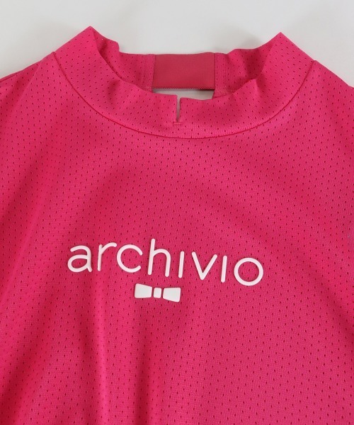 archivio tシャツ 「LADIES」プリーツ袖メッシュプルオーバー