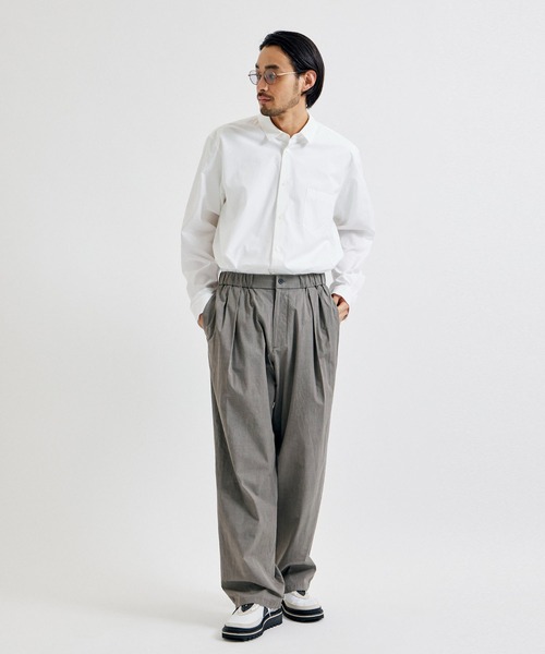 ATON シャツ 「ATON/エイトン」SUVIN BROAD STANDARD SHIRT/スヴィン 