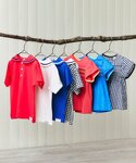 tシャツ カラフルセーラーカラーTシャツ キッ...の詳細画像1