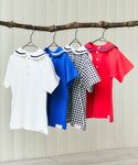 tシャツ カラフルセーラーカラーTシャツ キッ...の詳細画像2
