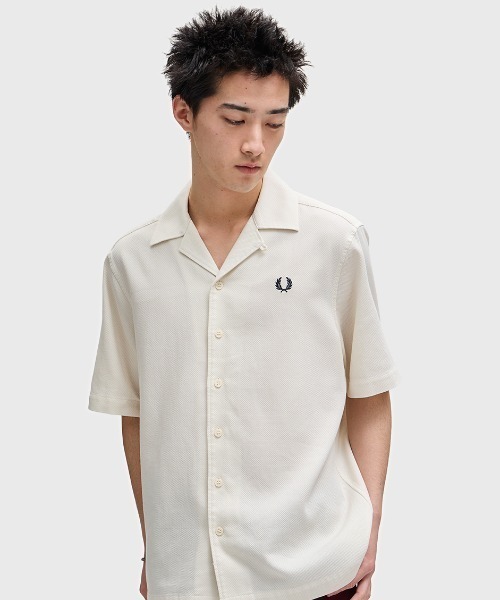 フレッドペリー　ポロシャツ MIX panelled pique SHIRT FRED PERRY（フレッドペリー）の「Mix Panelled Pique Shirt