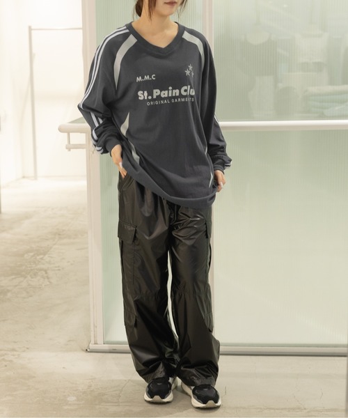tシャツ 「UNISEX」SAINTPAIN／M.M.C ラインロングスリーブT