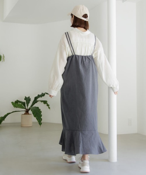 flower（ファッション） ワンピース リボンストラップキャミ