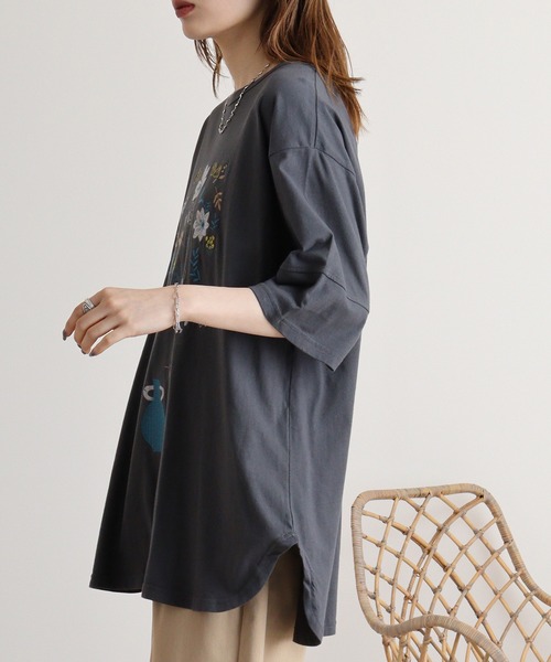 Emago チュニック EMAGO 花刺繍チュニック : ZOZOTOWN Yahoo!店