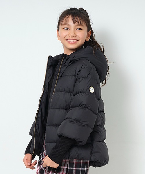 kate spade new york kids」 「KIDS」ダウンジャケット 140cm ブラック 