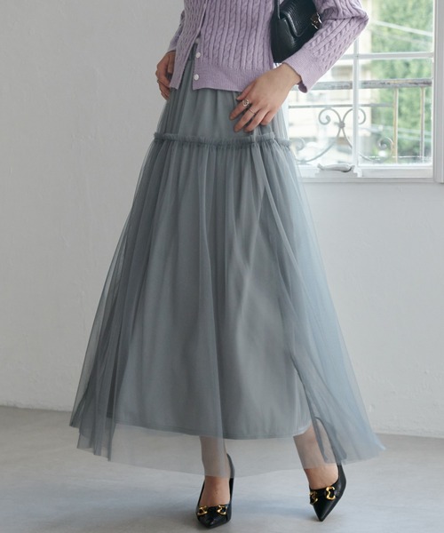 ranor ランスカ　ラナー　　フリルスカート M FRILLS SKIRT | ALL BOTTOMS | ranor