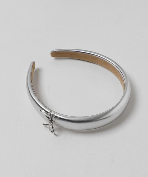 WEGO（ウィゴー） カチューシャ WEGO/ワンポイントメタルリボン