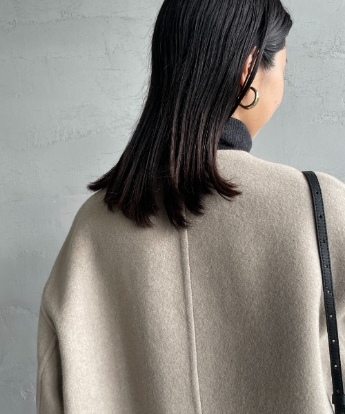 LE GLAZIK（ルグラジック） ノーカラーコート コート 「LE GLAZIK/ル