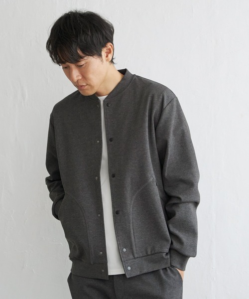 ikka（イッカ） カーディガン 「セットアップ対応」テックストレッチ