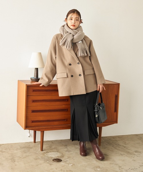 mysty woman ミドルテーラージャコットジャケットチェスターコート 楽天市場】【SALE／60%OFF】【古畑星夏さん着用アイテム】ミドル