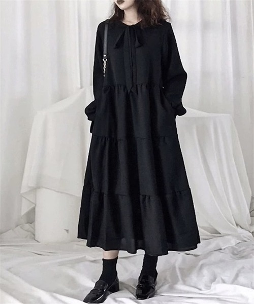 【美品】sobre 同伴デート用ワンピ　ボウタイワンピース zzz-51121005_63.jpg