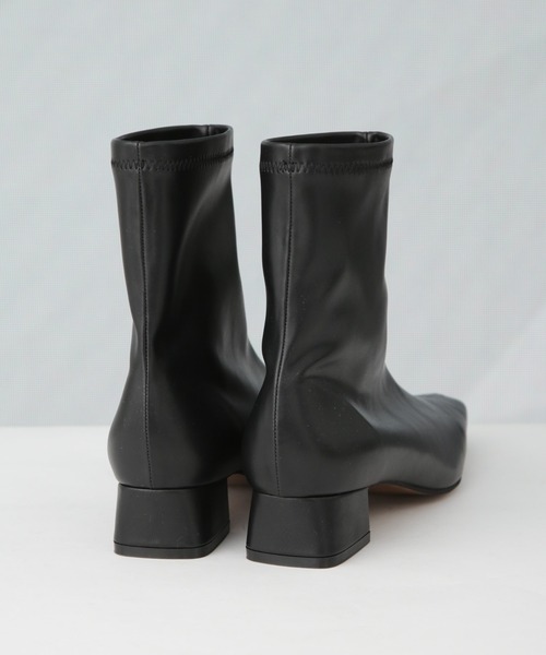 NANO universe（ナノ・ユニバース） ブーツ ストレッチスクエアトゥ