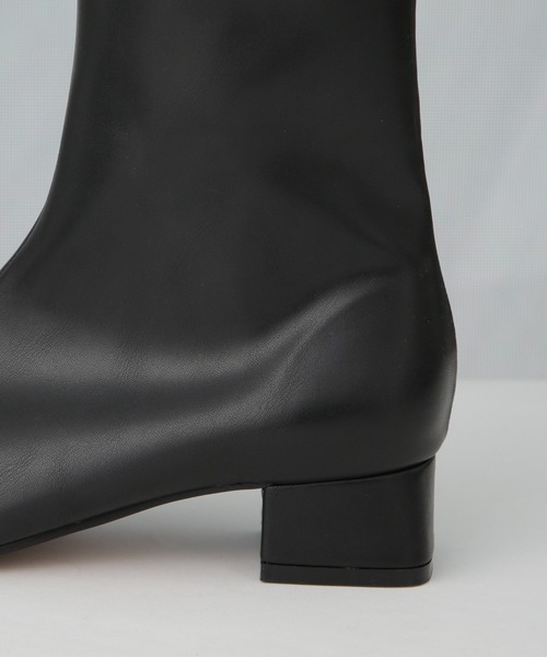 NANO universe（ナノ・ユニバース） ブーツ ストレッチスクエアトゥ