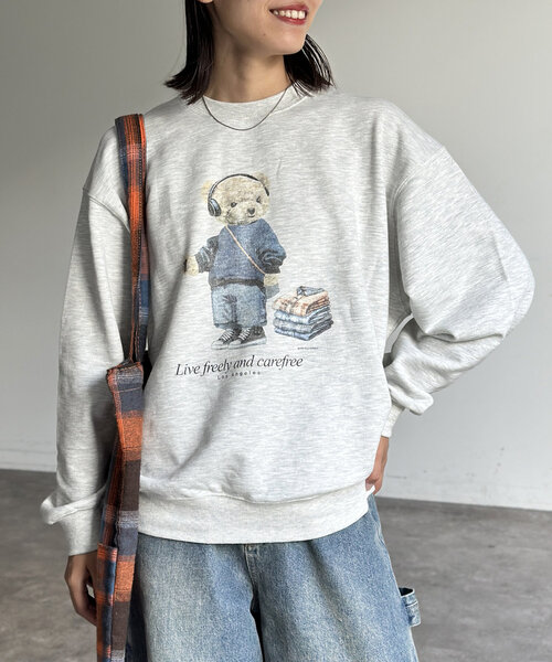 CPCM tシャツ アニマル柄裏毛スウェット メンズ レディース