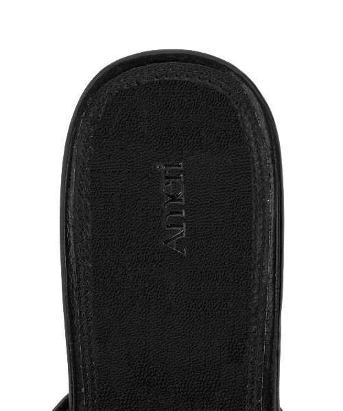 Ameri（アメリ） サンダル SQUARE TOE BEADS SANDAL レディース