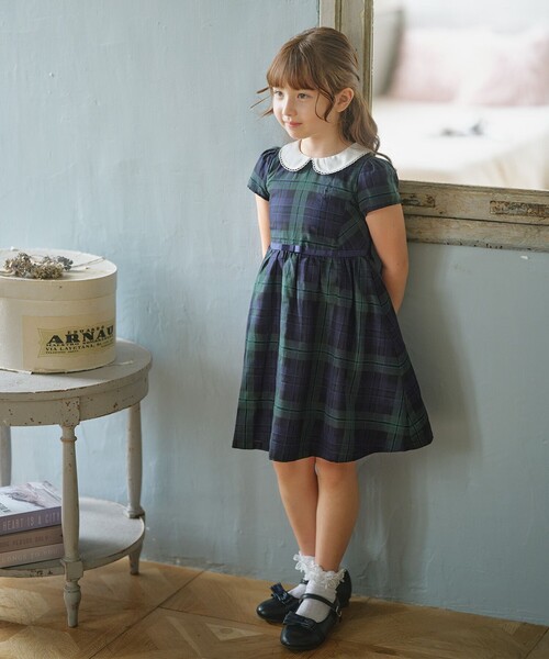 組曲（KUMIKYOKU） ワンピース 「110-140cm」クラシックチェック