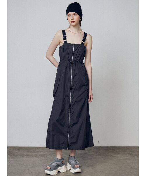 EMODA（エモダ） ワンピース ショルダーベルトナイロンマキシ