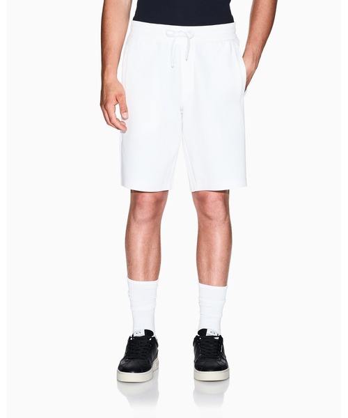 ARMANI EXCHANGE ホワイトハーフパンツ