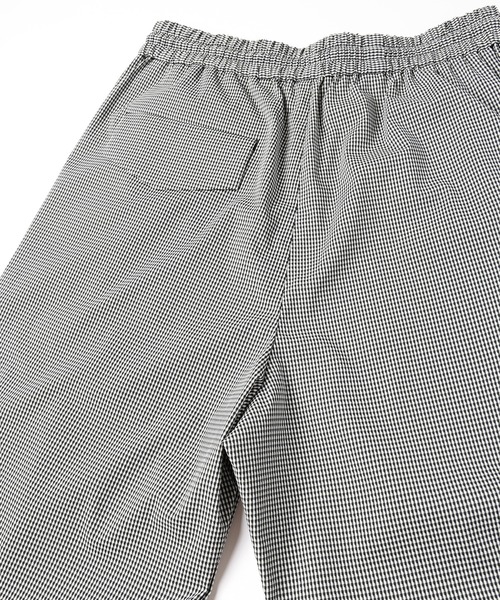 CULLNI スラックス CULLNI スラックス Sheer Check Cloth 1Tuck Relux Pant メンズ