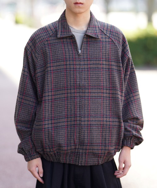 THE MILES ブルゾン アウター チェックブルゾン メンズ レディース