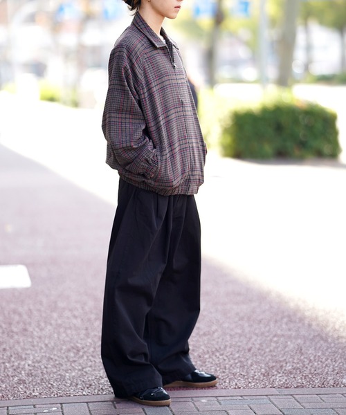 THE MILES ブルゾン アウター チェックブルゾン メンズ レディース