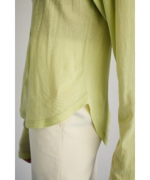 Liten sheer sculpture tops シアー　ライム Liten sheer sculpture tops シアー ライム Liten sheer sculpture