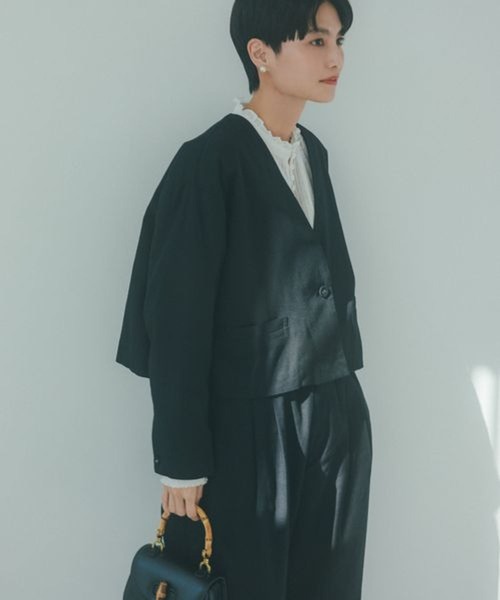 studio CLIP セットアップ 「natural by clip」ノーカラー