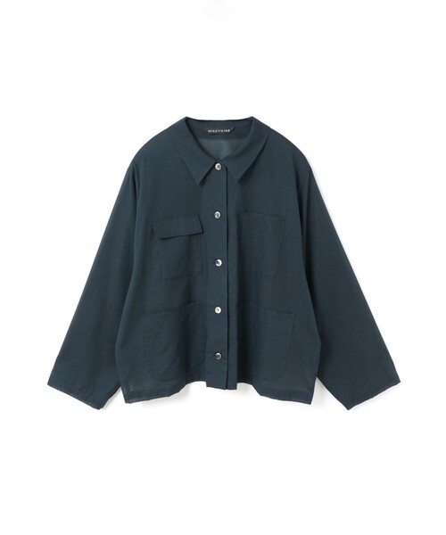 mizuiro ind シアーショートカバーオール mizuiroind ブラウス シャツ mizuiro ind シアーショート