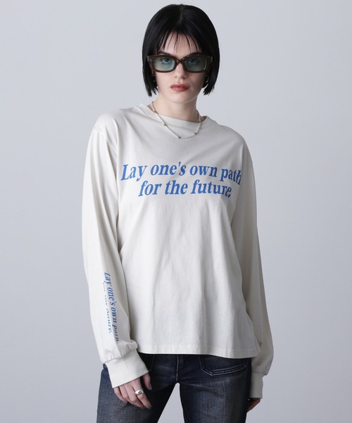 tシャツ (CREOLME)ロゴプリントロンＴ レディース