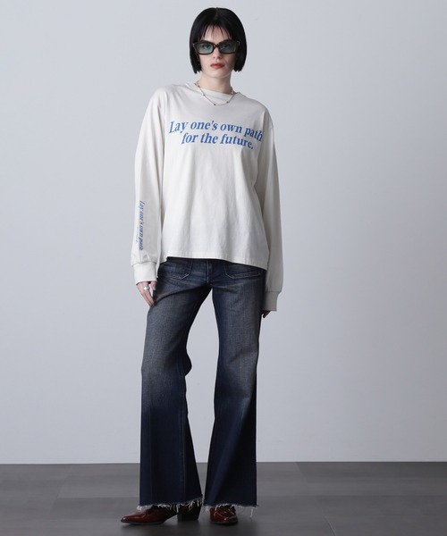ROSE BUD（ローズバッド） tシャツ (CREOLME)ロゴプリントロンT