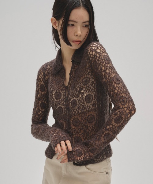 TODAYFUL tシャツ Mohair Crochet Knitshirts レディース : ZOZOTOWN