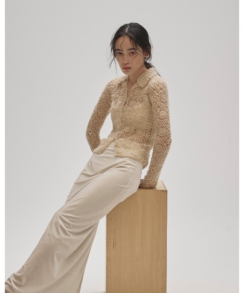 TODAYFUL ★ Mohair Crochet Knitshirts TODAYFUL TODAYFULSALE 30%OFF トゥデイフル 2025prefall トップス