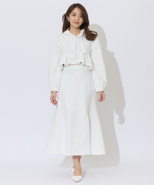 leticanterbury パーカーセットアップ⭐︎レディースL And Couture セットアップ ペプラムパーカーセットアップ