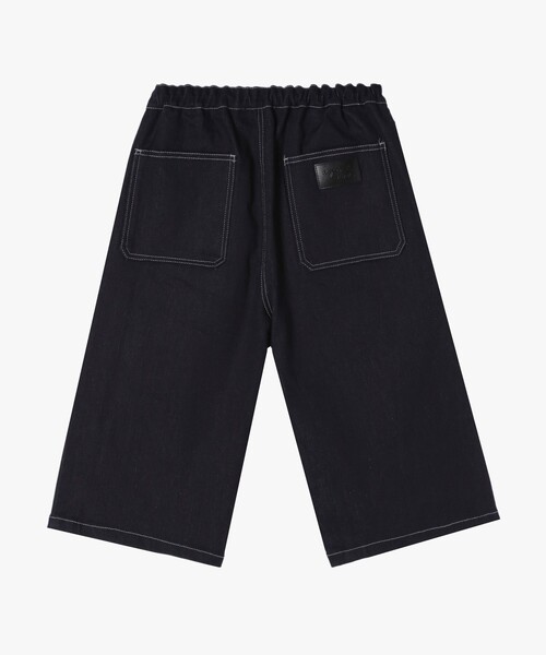 ハーフパンツ パンツ キッズ デニムバミューダパンツ キッズ 子供服の画像