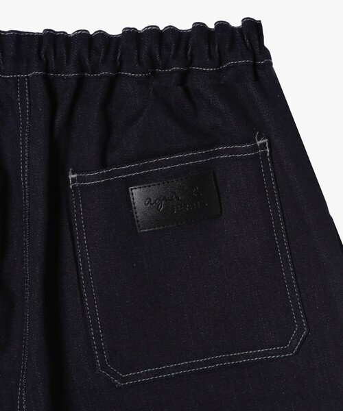 ハーフパンツ パンツ キッズ デニムバミューダパンツ キッズ 子供服の画像