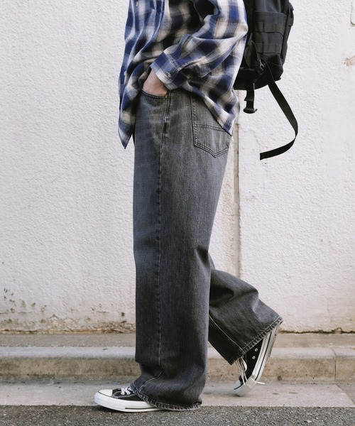 GUNG HO（ガンホー） ワイドパンツ ジーンズ DENUM BAGGY PANTS デニム