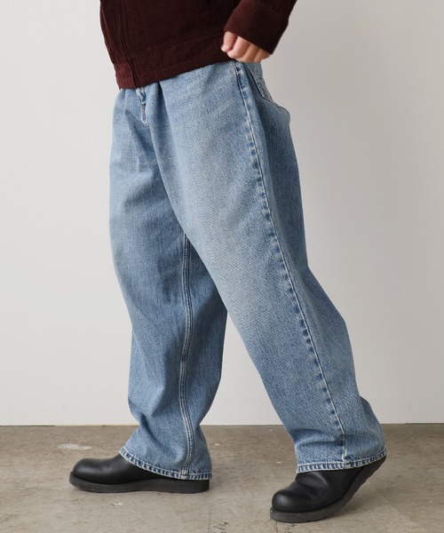 GUNG HO（ガンホー） ワイドパンツ ジーンズ DENUM BAGGY PANTS デニム