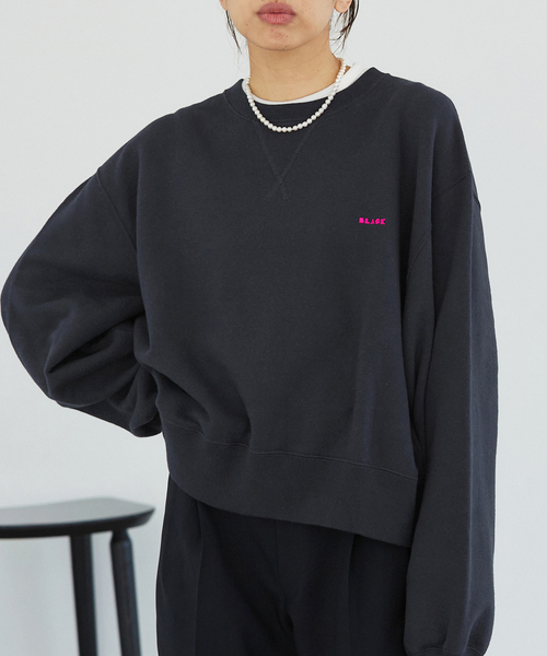 IENA トレーナー スウェット 「追加」BLACK オーバーサイズ