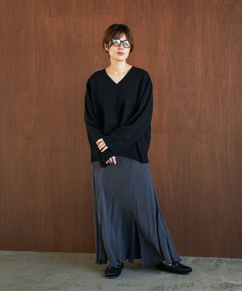 plage（プラージュ） Vネックニット 38 ブラック レディース